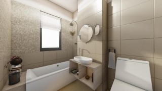 Am terminat de pus gresia si faianta!