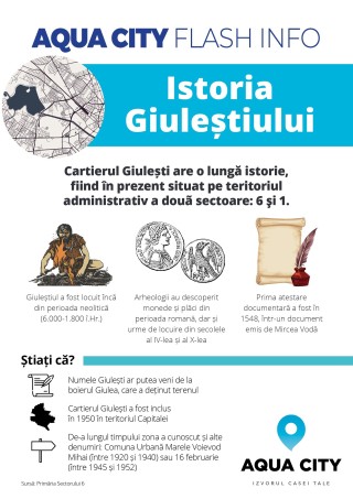 Infografic Istoria Cartierului Giulesti