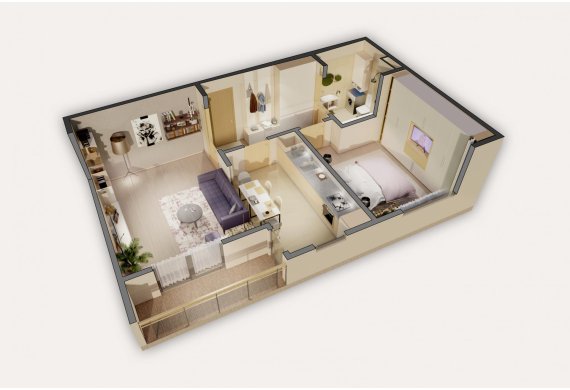Apartament 2 Camere - C1.2A