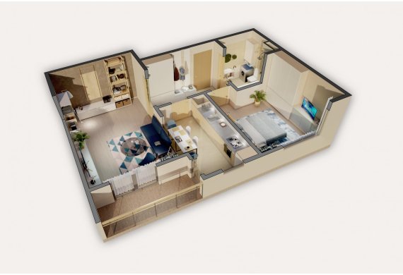 Apartament 2 Camere - C1.5.1A